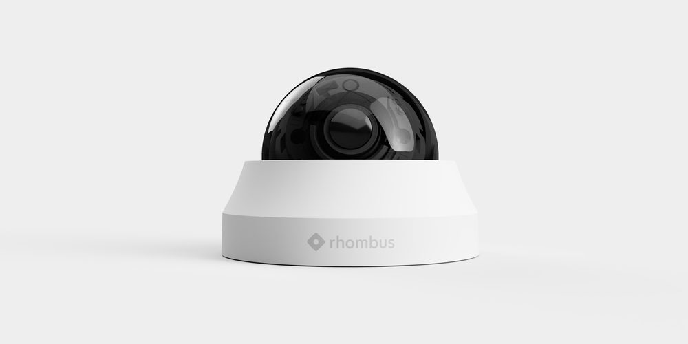 Rhombus R230 5MP WiFi dome camera, angled front view